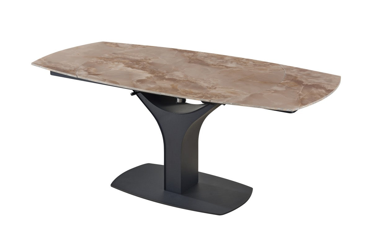 Table à manger extensible Imani - Pierre frittée Agate