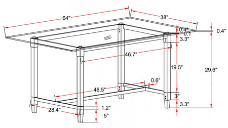 TABLE A MANGER, ARGENT ( Meuble Mtl )