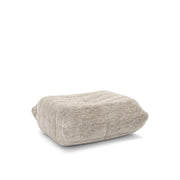 Dontae : Ottoman Beige Matelassé avec Mousse Haute Densité
