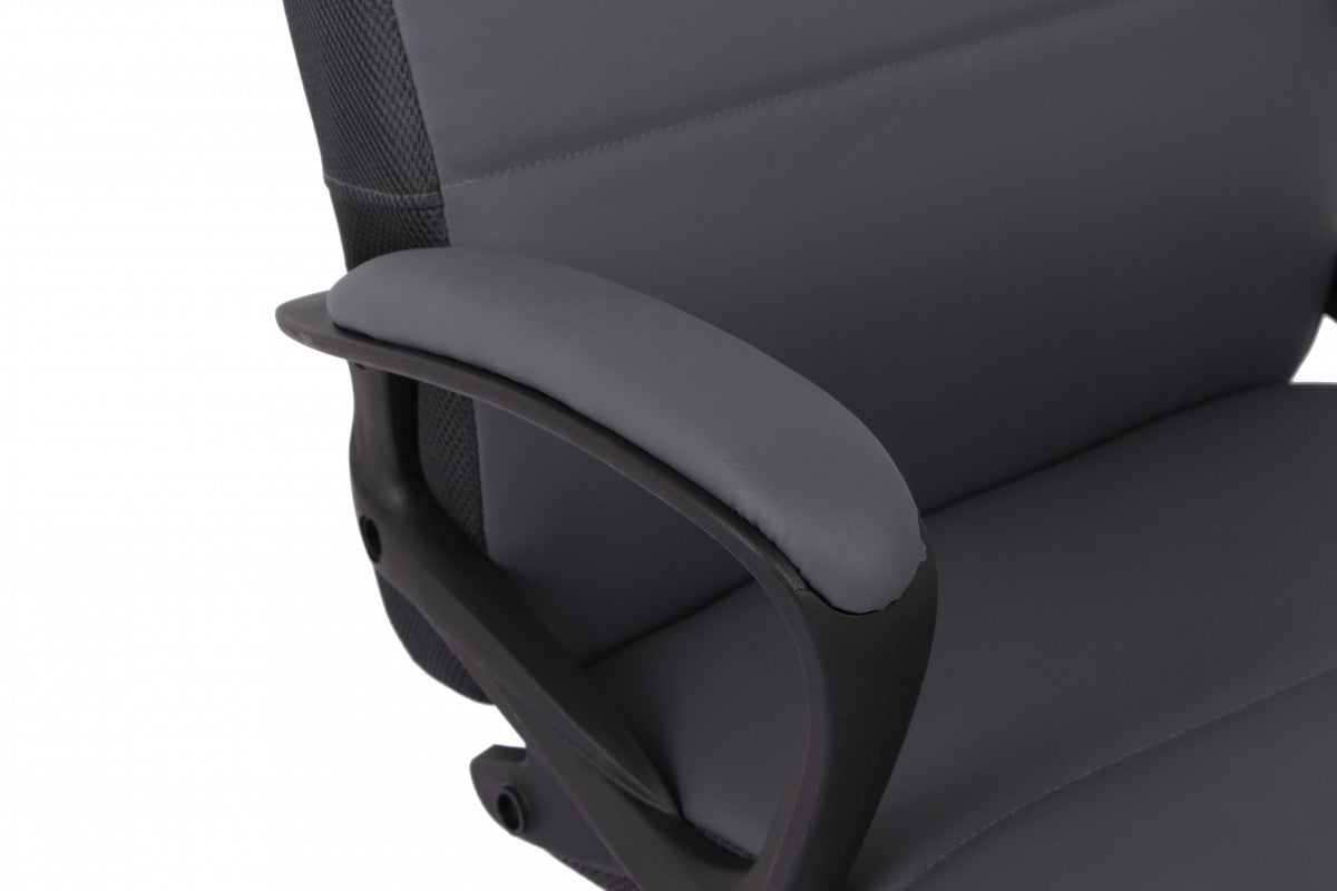 CHAISE DE BUREAU - GRIS ( Meuble Mtl )