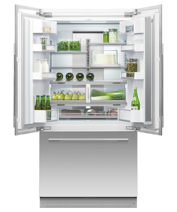Réfrigérateur Fisher & Paykel 36" 16,8 pi³ Encastrable Prêt à Paneler Eau/Glace RS36A72U1-N