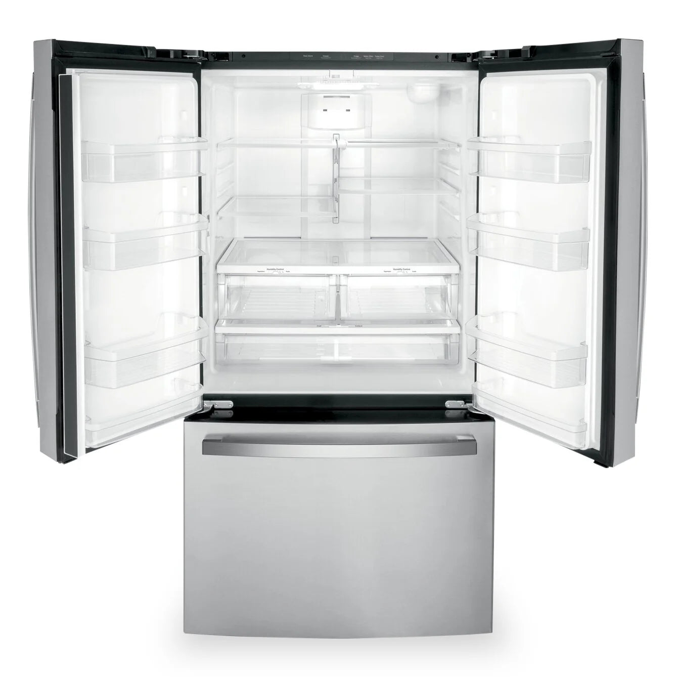 Réfrigérateur GE 21,9 pi³ Portes Françaises Inox 36"