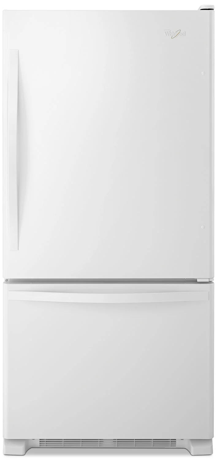 Réfrigérateur Whirlpool 19 pi³ Congélateur bas 30 po Blanc