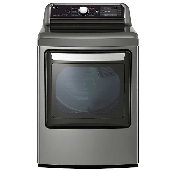 Ensemble Laveuse Vertical À La Vapeur De 5,8 Pi³ TurboWash 3D Et Sécheuse Électrique De 7,3 Pi³ Avec Vapeur Wi-Fi En Acier Graphite *PRODUITS NEUFS* LG ( WT7800HVA / DLEX7900VE )