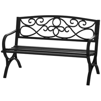 Banc de jardin extérieur 2 places 50 