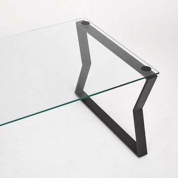 Table basse en métal noir Noa