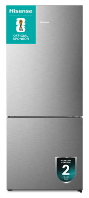 Réfrigérateur Hisense 14,7 pi³ Congélateur Bas Titane 28 po