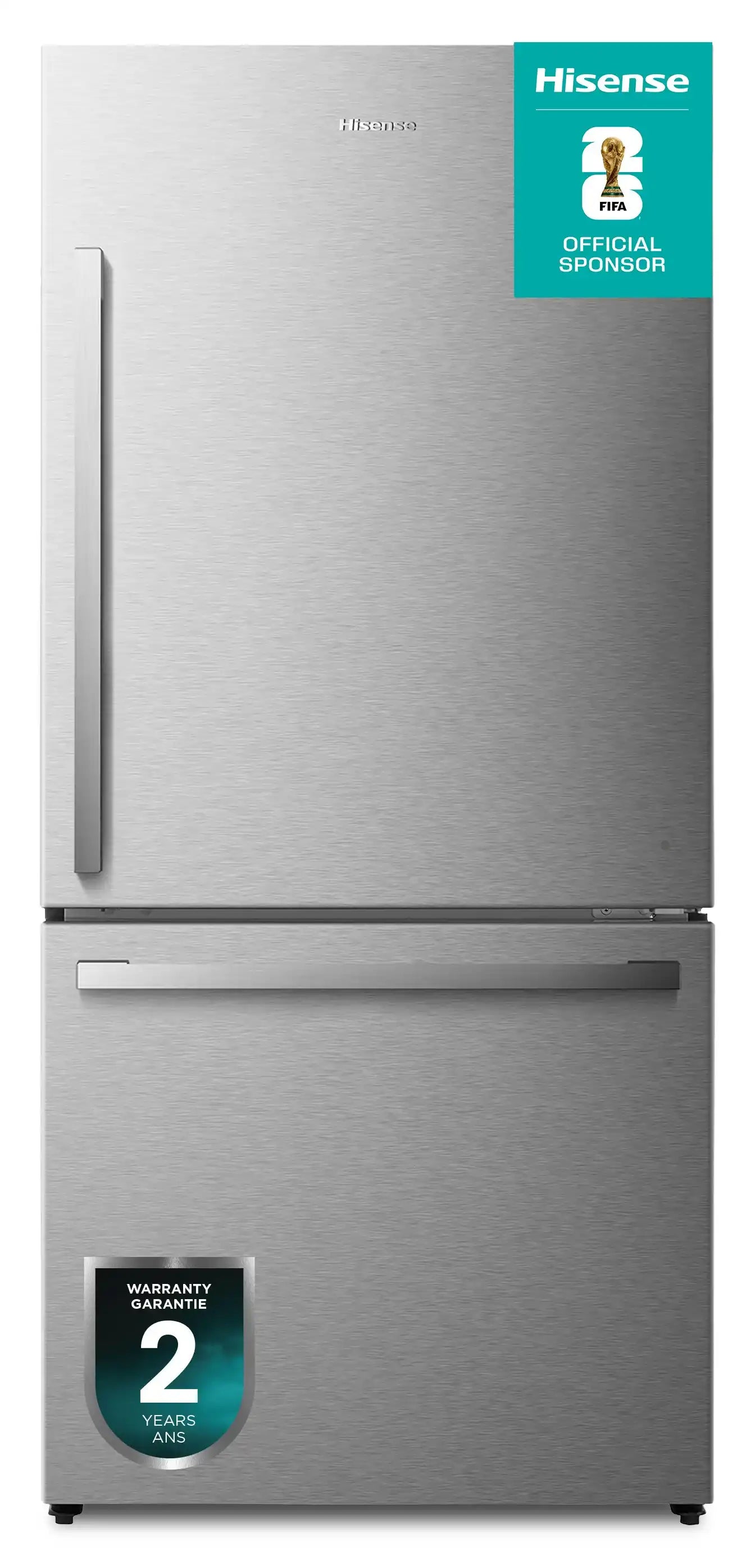 Réfrigérateur Hisense 17 pi³ Congélateur Bas Blanc 31"