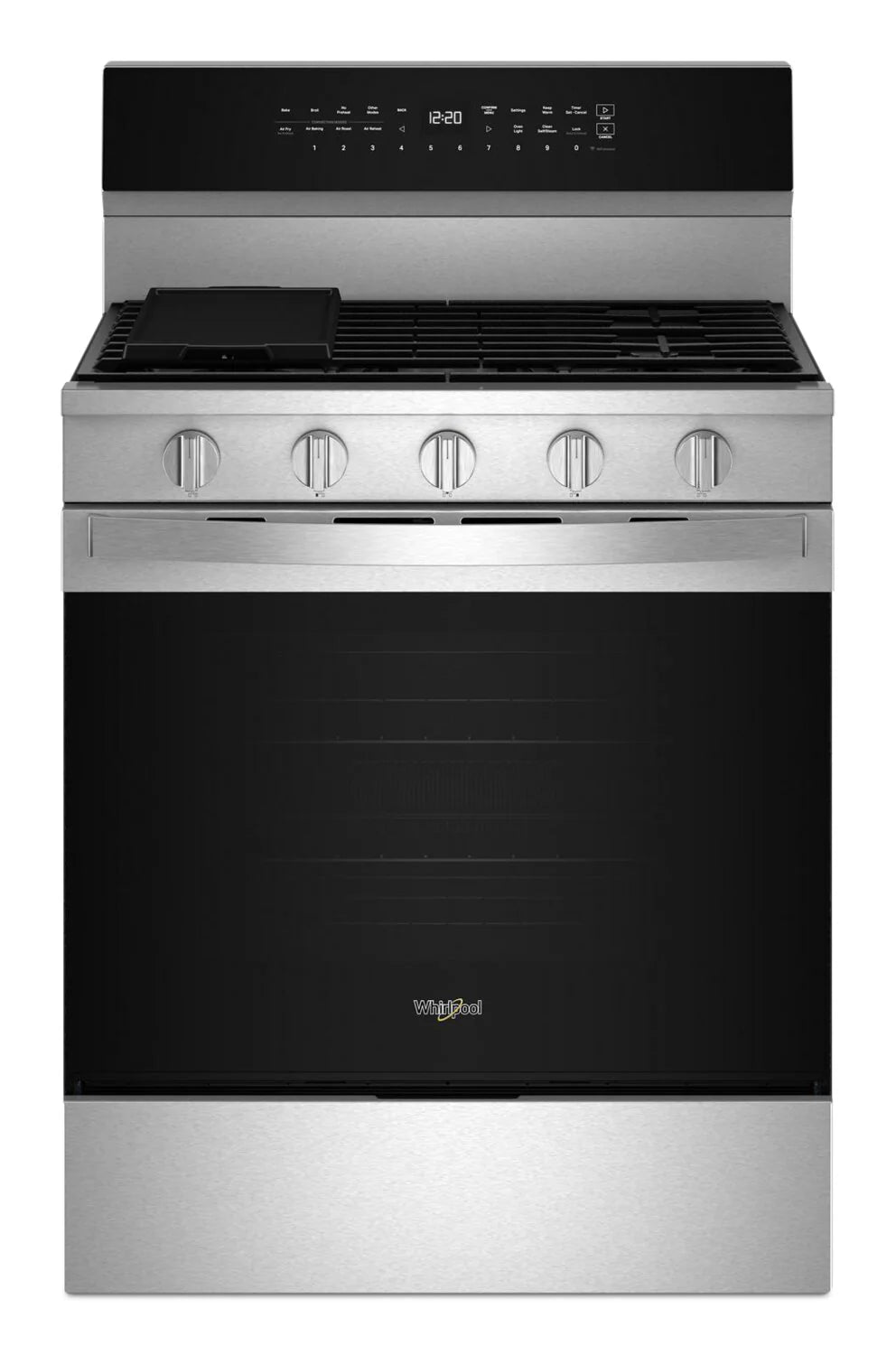 Cuisinière à gaz Whirlpool 5 pi³ Air Fry blanche WFGS7530RW