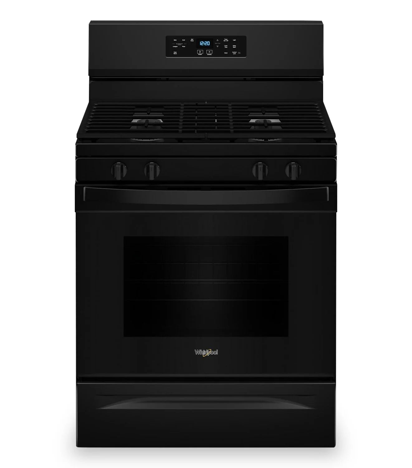 Cuisinière à gaz Whirlpool 30 po, 5,3 pi³, blanche, SpeedHeat