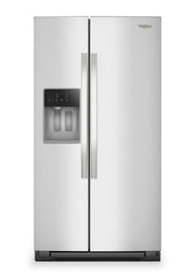 Réfrigérateur Whirlpool WRSF5536RZ juxtaposé 36 po inox résistant traces de doigts