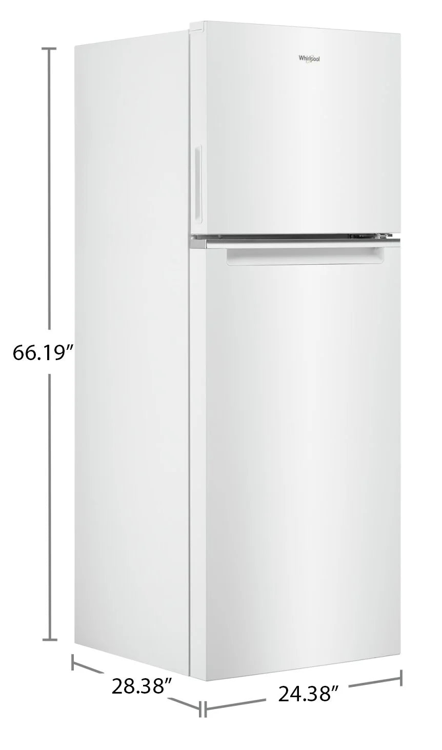 Whirlpool WRT313CZLW | Réfrigérateur Compact Blanc 24 po