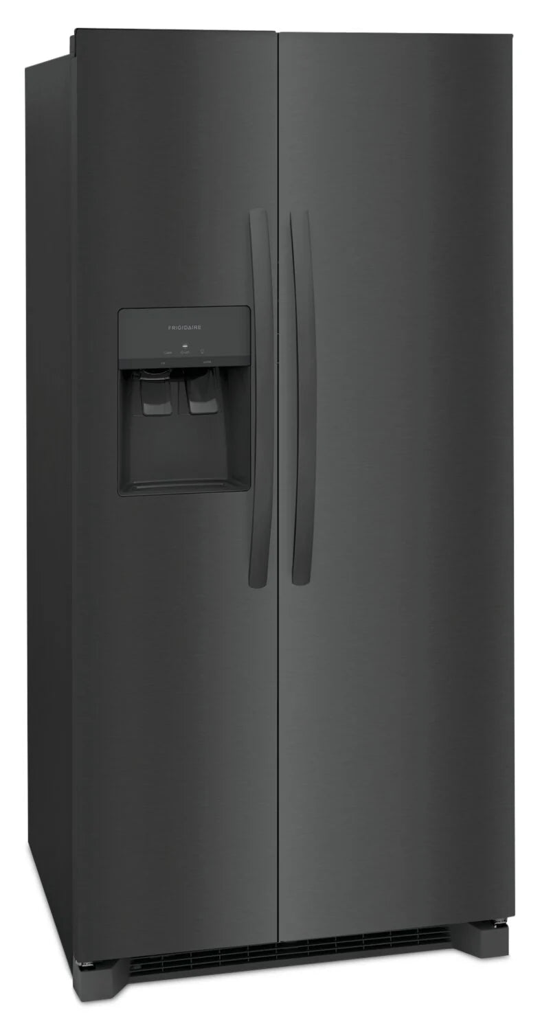 Frigidaire Réfrigérateur côte-à-côte de 33 po, 22,3 pi³ en acier inoxydable avec distributeur d'eau et de glaçons FRSS2323AS