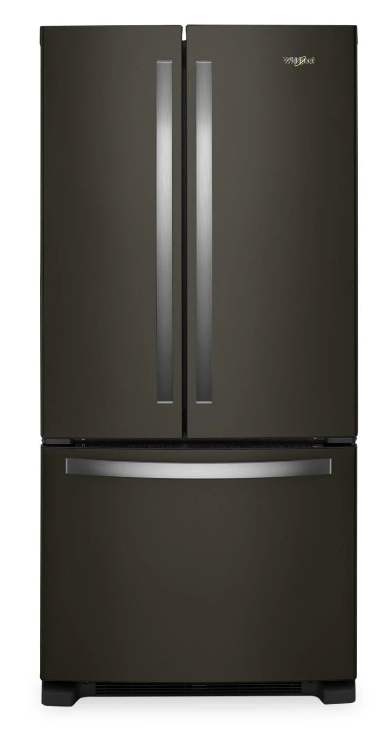 Réfrigérateur Whirlpool 33" 22,1 pi³ Portes Françaises Inox Anti-Traces WRFF5333PZ