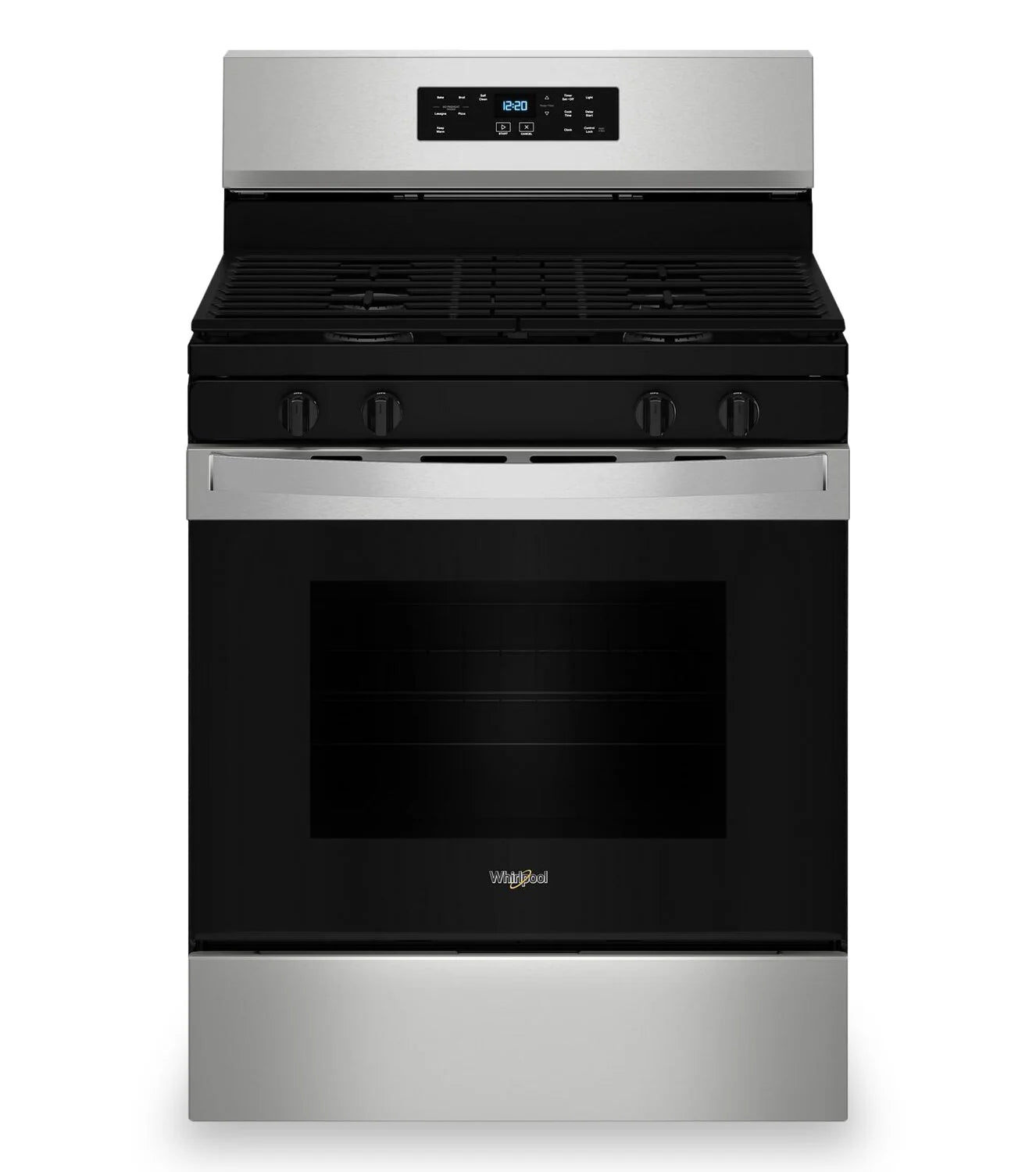 Cuisinière à gaz Whirlpool 30 po, 5,3 pi³, blanche, SpeedHeat