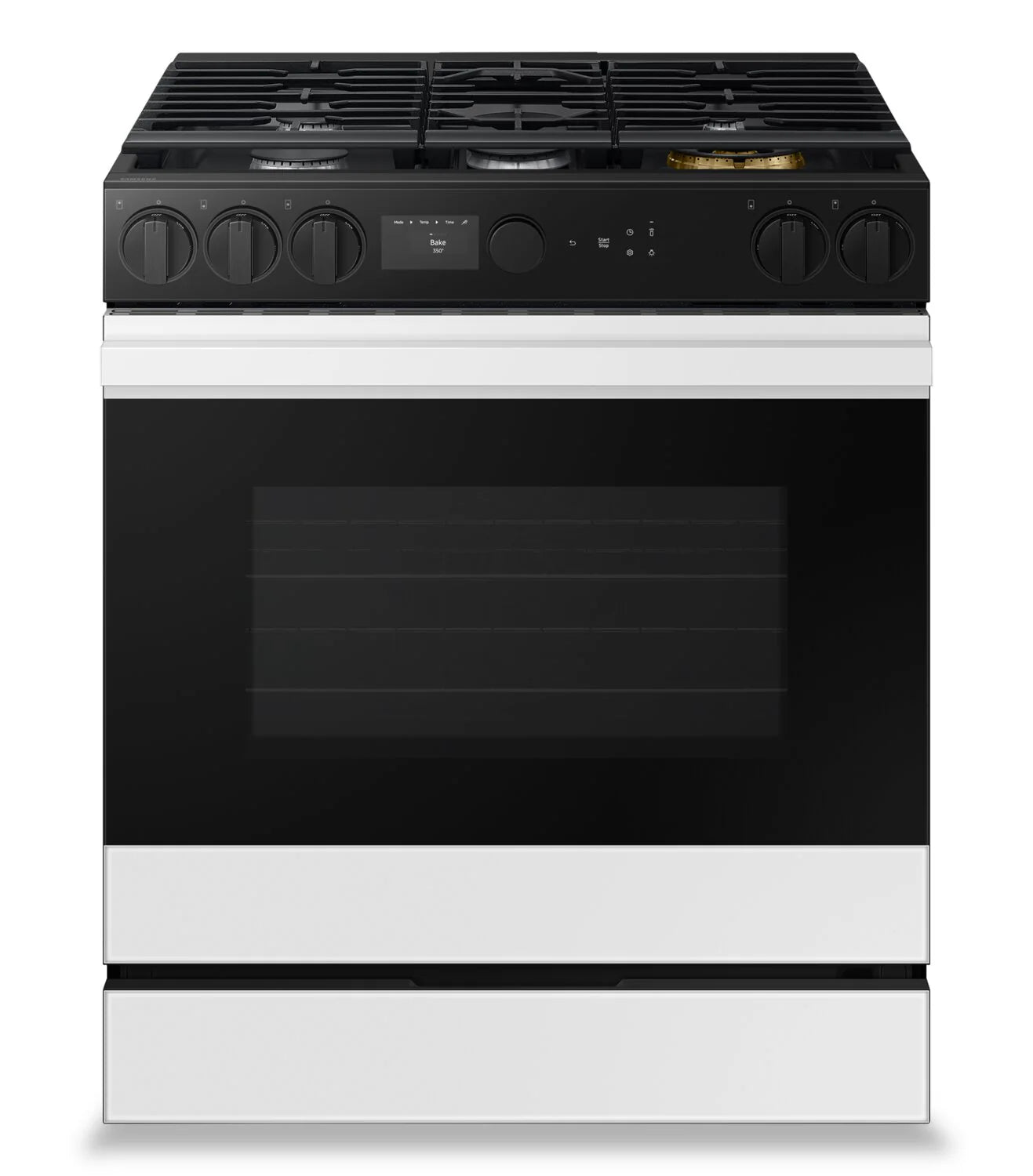 Cuisinière Samsung Bespoke 30" 6 pi³ Gaz Encastrée Caméra & Air Sous Vide Inox NSG6DG8700SRAA