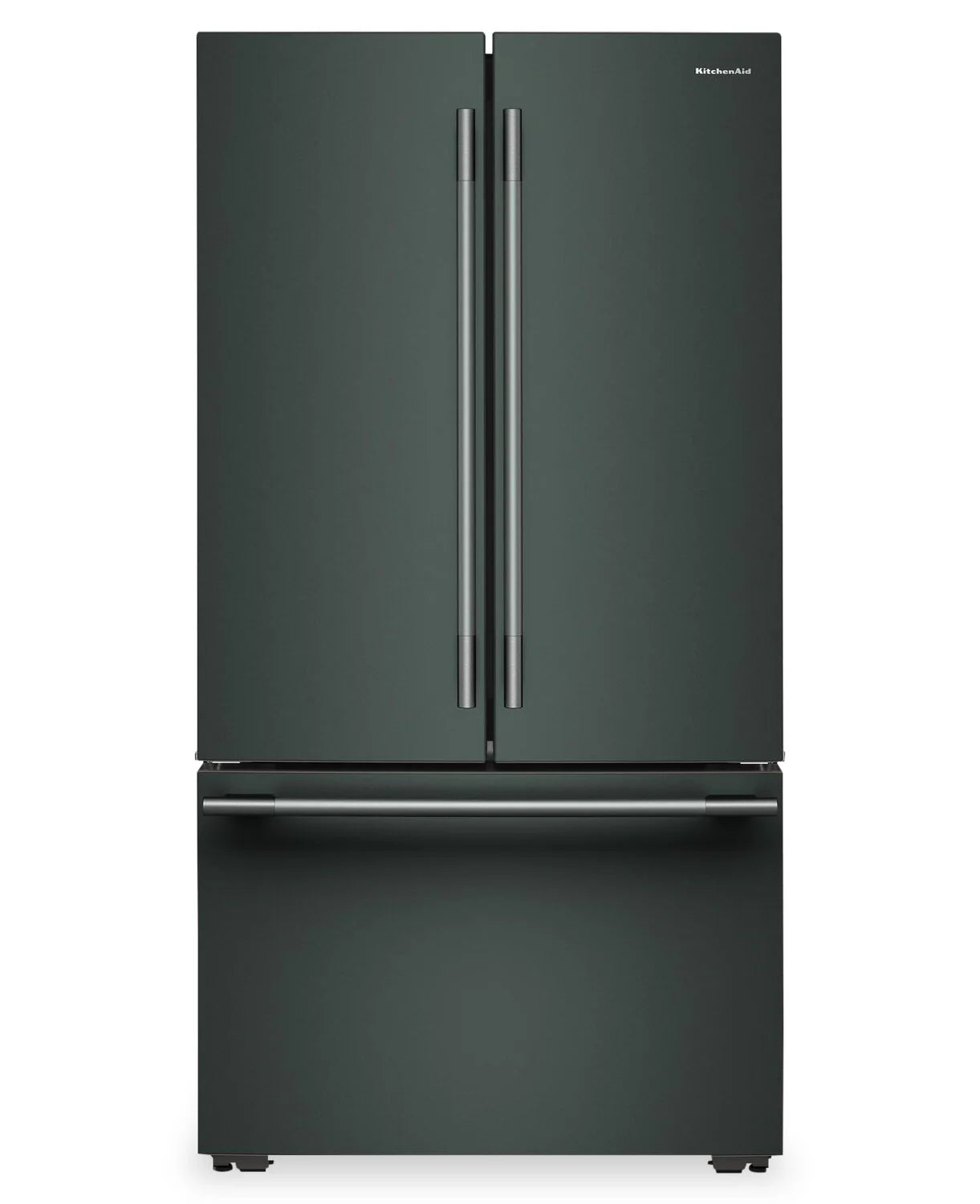 Réfrigérateur KitchenAid 36" 24 pi³ Portes Françaises Minerai Noir Prof. Comptoir KRFC236SBE