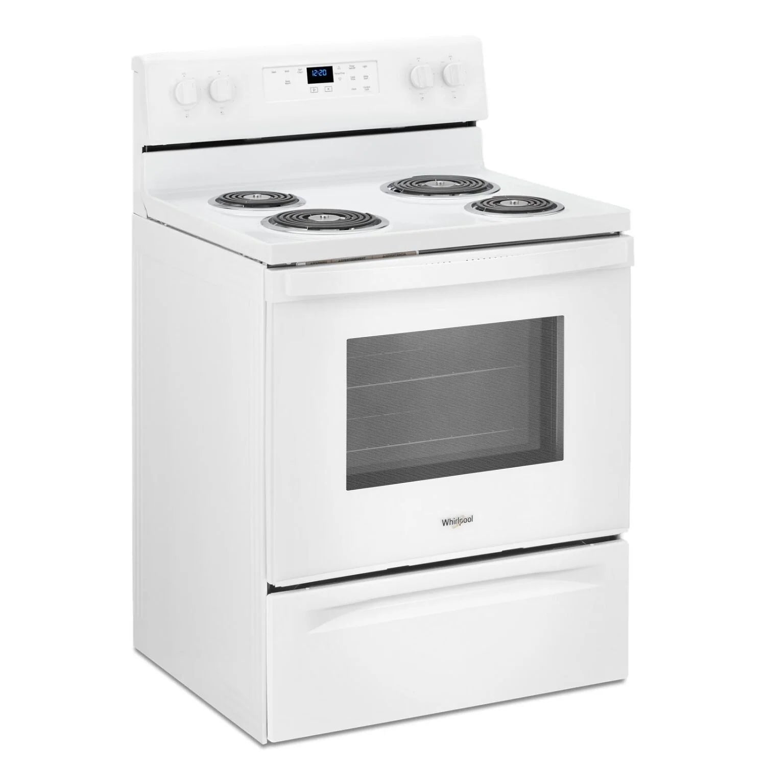 Cuisinière électrique autonettoyante en acier inoxydable Whirlpool de 30 po et 4,8 pi³ YWFC315S0JS