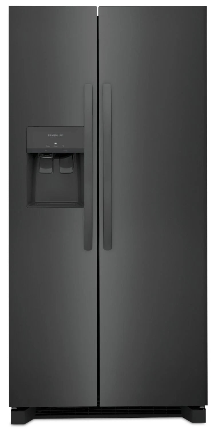 Frigidaire Réfrigérateur côte-à-côte de 33 po, 22,3 pi³ en acier inoxydable avec distributeur d'eau et de glaçons FRSS2323AS