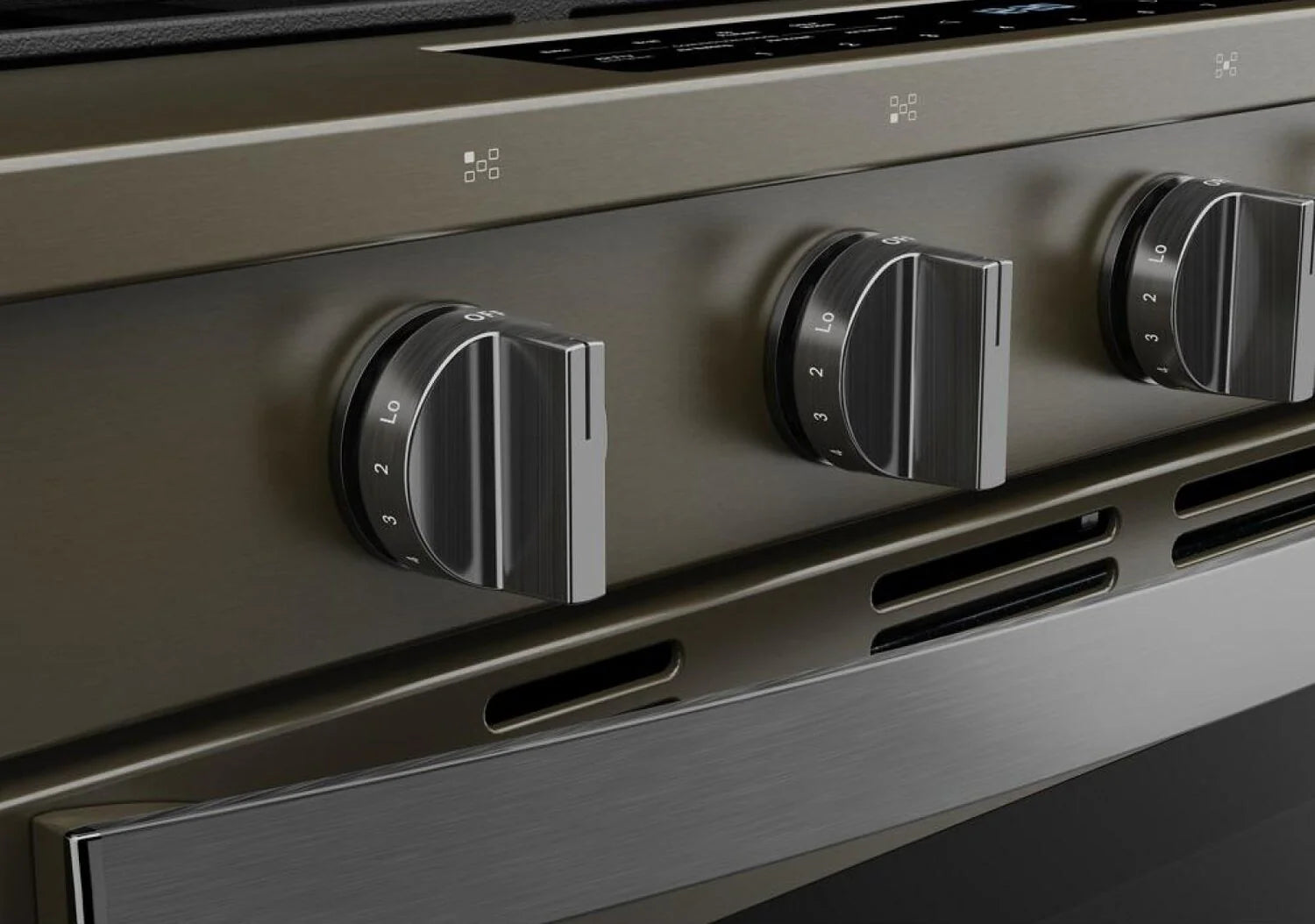 Cuisinière Whirlpool 30" 5 pi³ Gaz Air Fry Intelligente Inox Noir