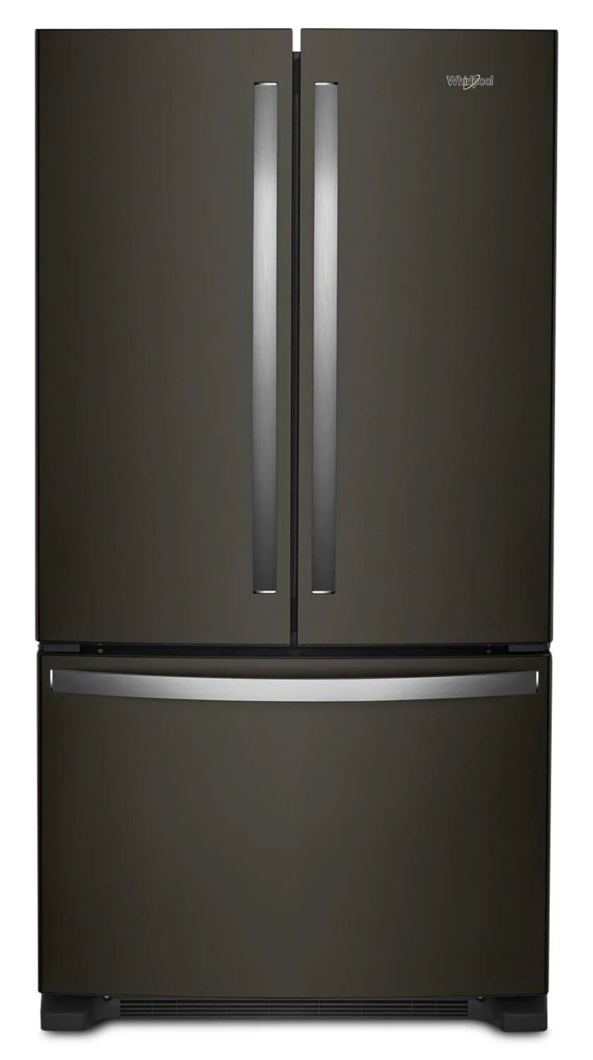 Réfrigérateur Whirlpool 20 pi³ Portes Françaises 36" Inox