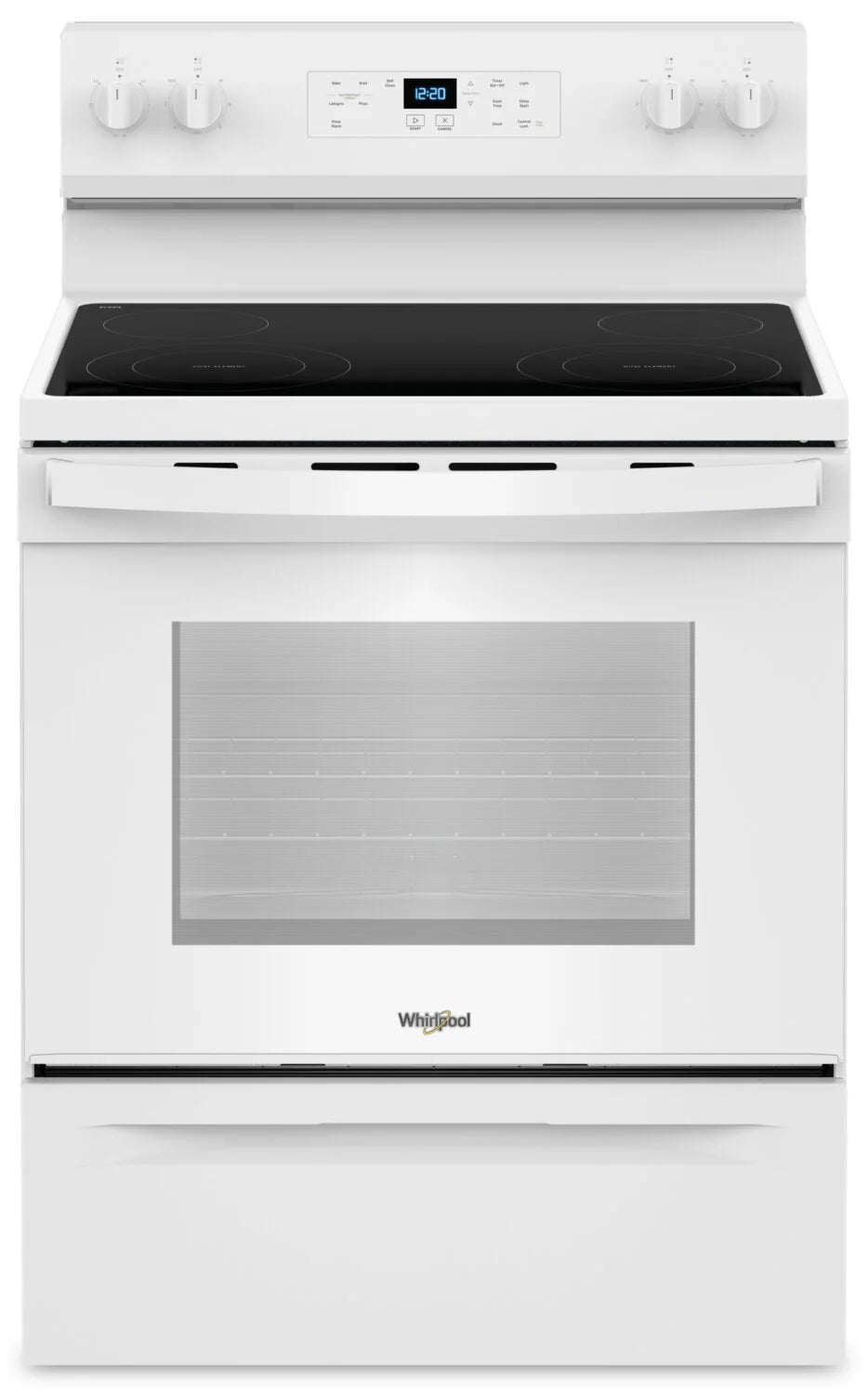 Cuisinière Whirlpool 5,3 pi³ Noire 30 po YWFES3530RB