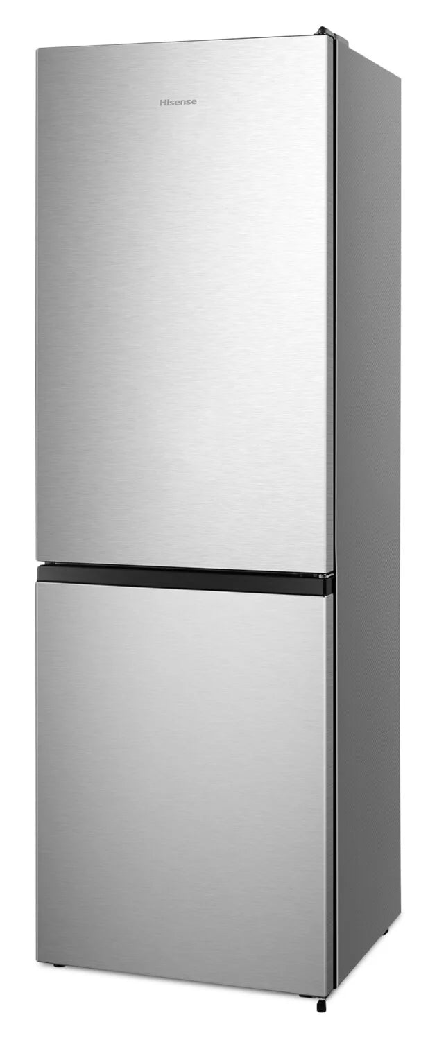 Hisense Réfrigérateur-congélateur inférieur de 10,7 pi³ en acier inoxydable, 24 po