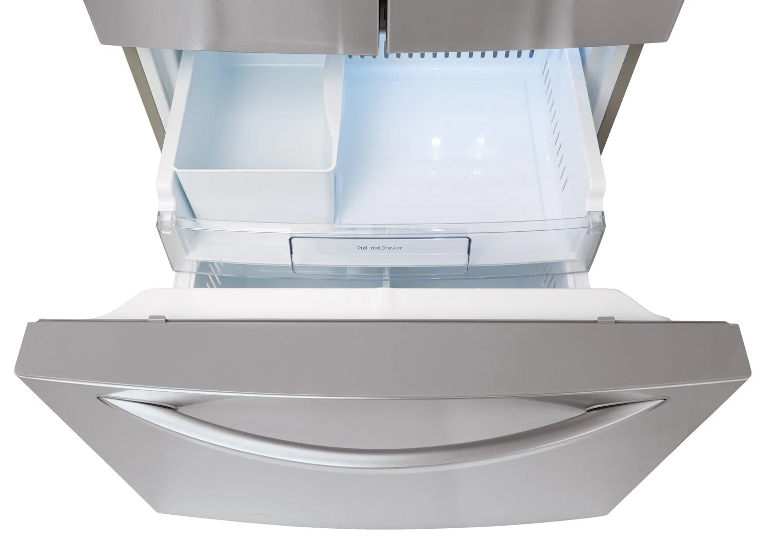 Réfrigérateur LG 30" 21,8 pi³ Portes Françaises Inox avec Distributeur Eau LRFWS2200S