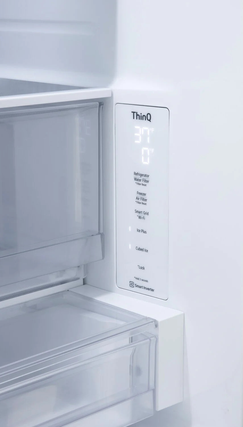 Réfrigérateur LG 36" 26,5 pi³ Portes Françaises Profondeur Comptoir MAX Inox LRFLC2706S