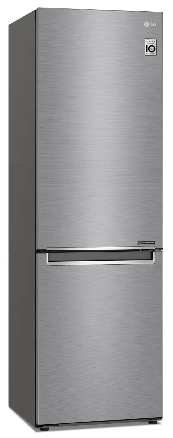 Réfrigérateur LG 12 pi³ Congélateur Bas 24" Argent Platine