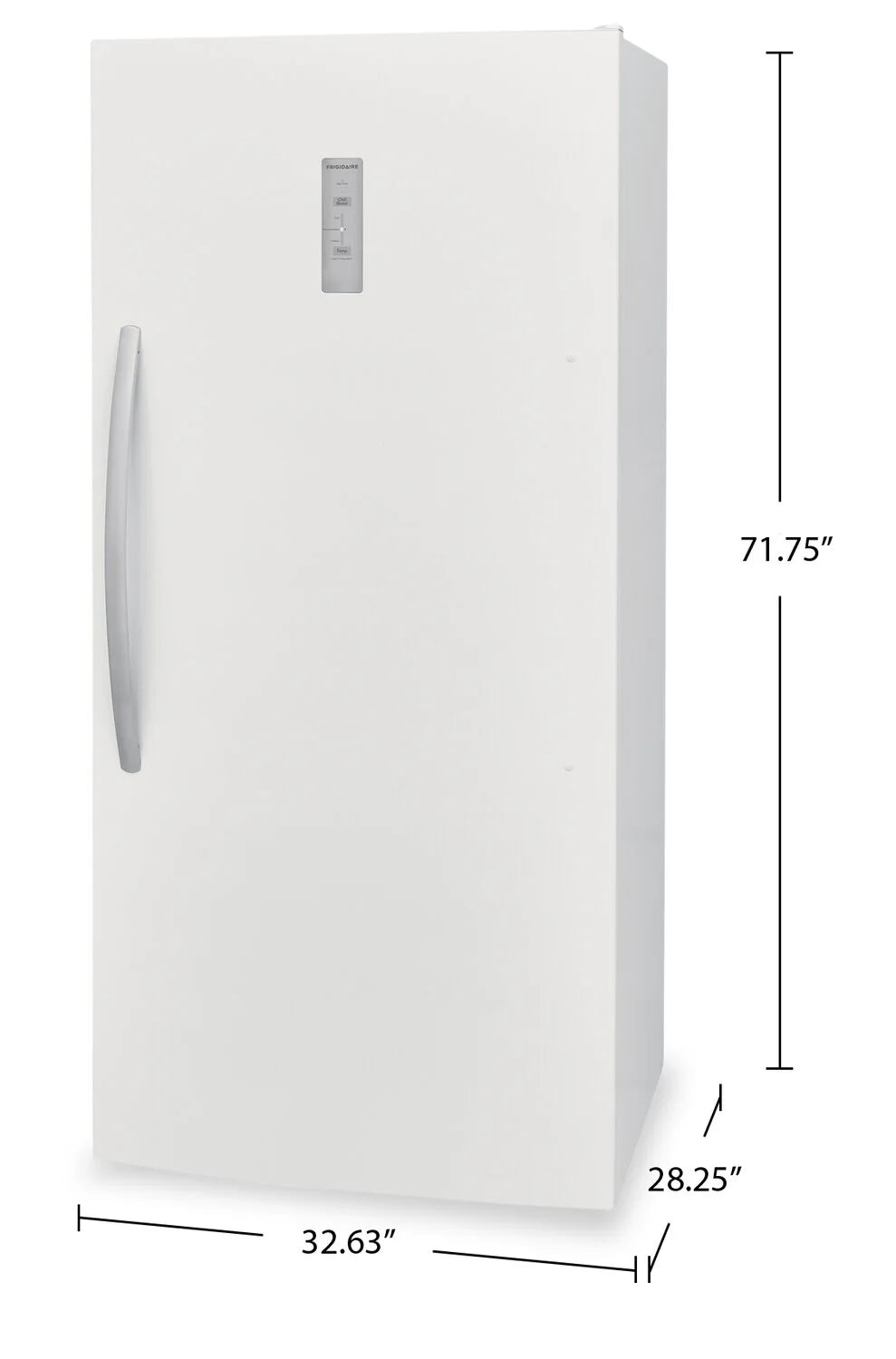 Réfrigérateur Frigidaire 33" 20 pi³ à Porte Unique Prêt pour le Garage Blanc FRAE2024AW