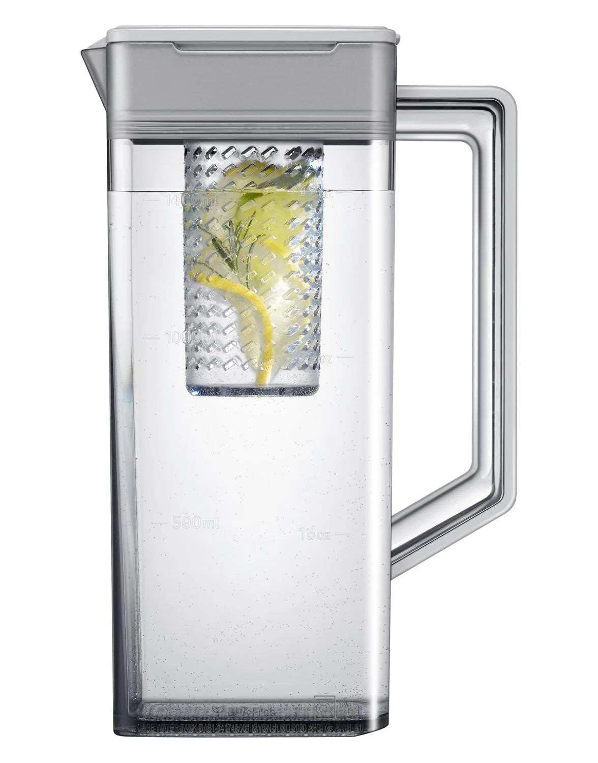 Samsung Réfrigérateur BESPOKE RF23DB9600 | 36" 4 portes en verre blanc