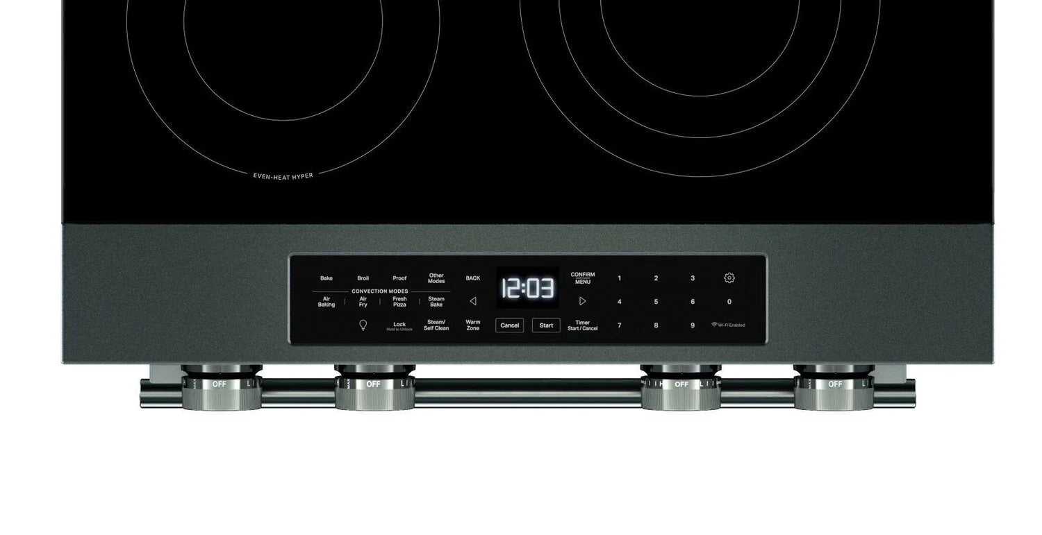 Cuisinière KitchenAid 30" 5,3 pi³ Élec. Intelligente Genièvre