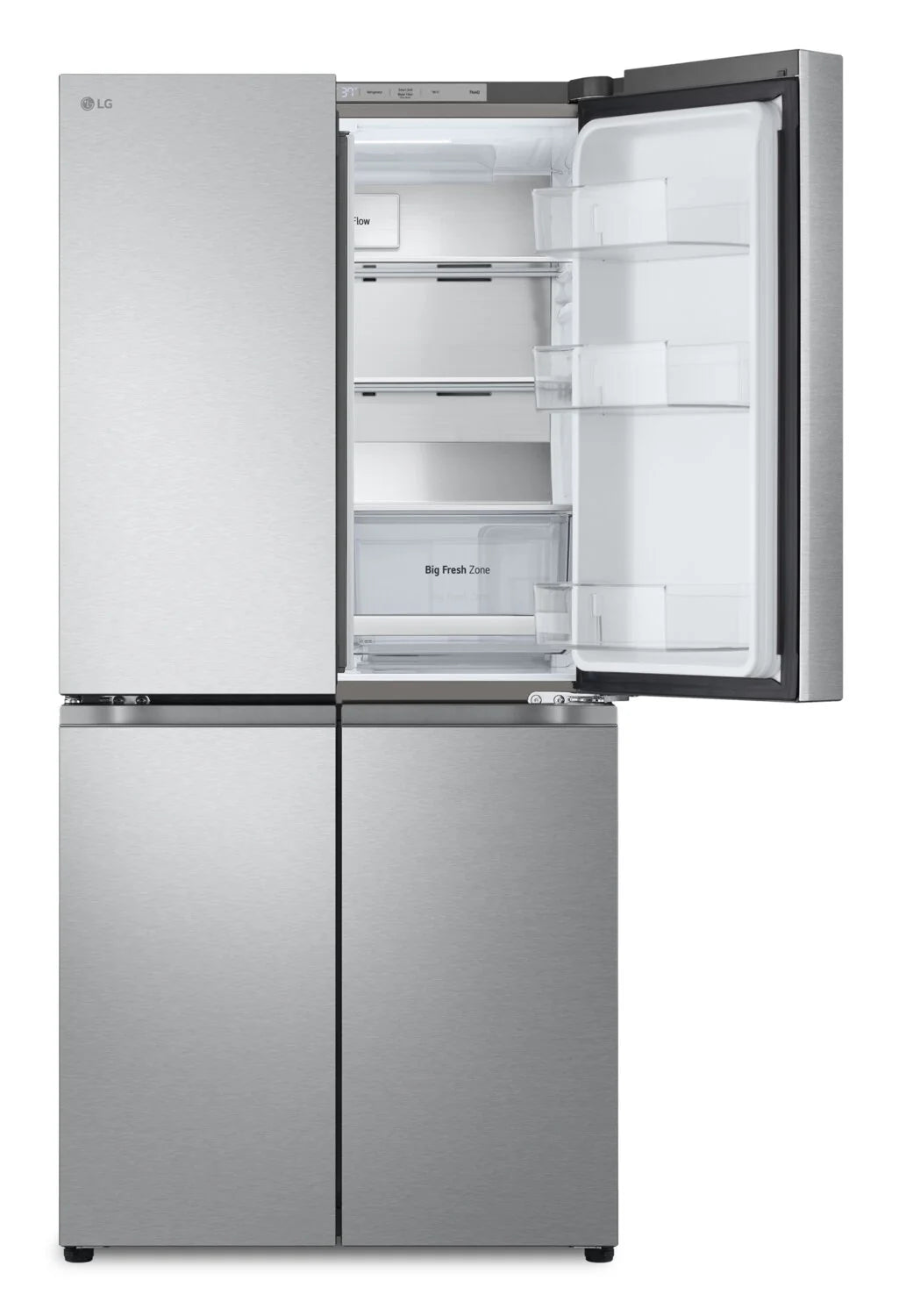 Réfrigérateur LG 19 pi³ 4 Portes 33" Prof. Comptoir Inox