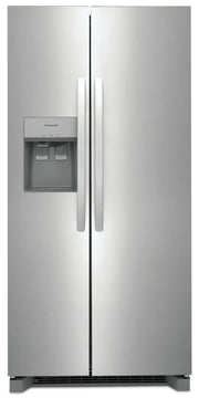Frigidaire Réfrigérateur côte-à-côte de 33 po, 22,3 pi³ en acier inoxydable avec distributeur d'eau et de glaçons FRSS2323AS
