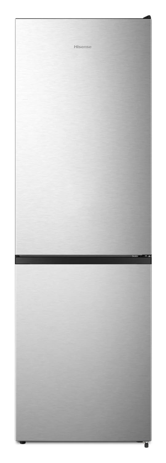 Hisense Réfrigérateur-congélateur inférieur de 10,7 pi³ en acier inoxydable, 24 po