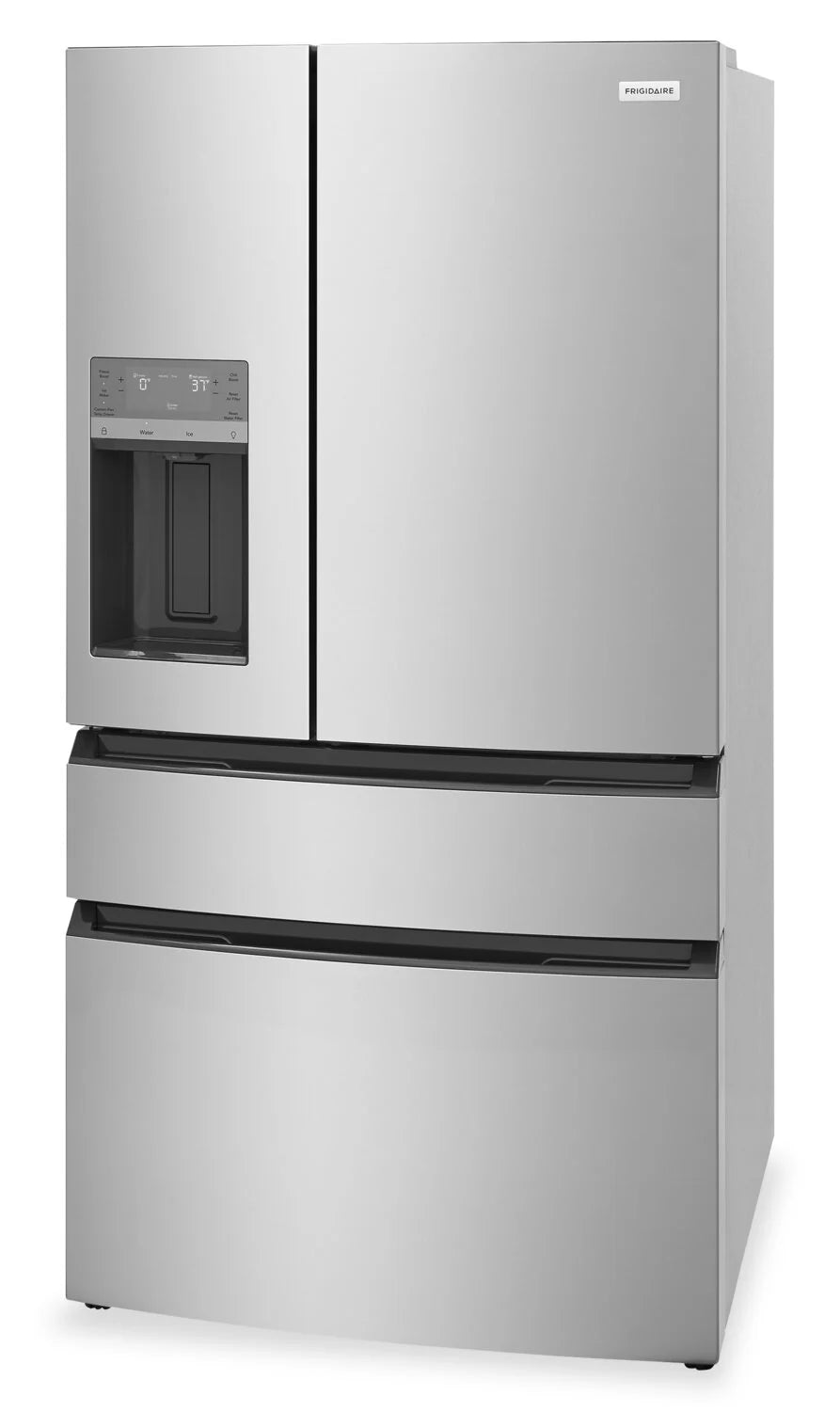 Réfrigérateur Frigidaire 36" 26,3 pi³ 4 Portes avec Tiroir Custom-Flex Inox FRMS2733AV