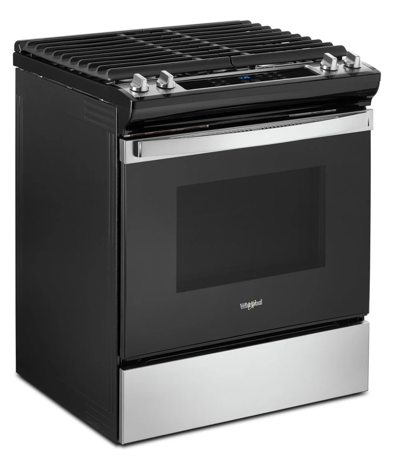 Cuisinière à gaz encastrable Whirlpool WEG515S0LS en acier inoxydable de 5 pi³