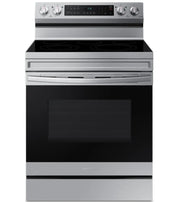 Cuisinière électrique Samsung 6,3 pi³ avec friture à air chaud en inox NE63A6511SS