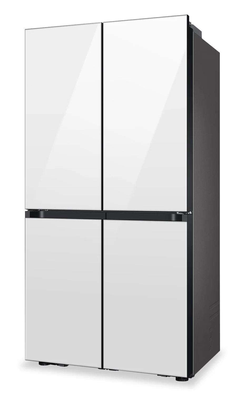 Samsung Réfrigérateur BESPOKE RF23DB9600 | 36" 4 portes en verre blanc