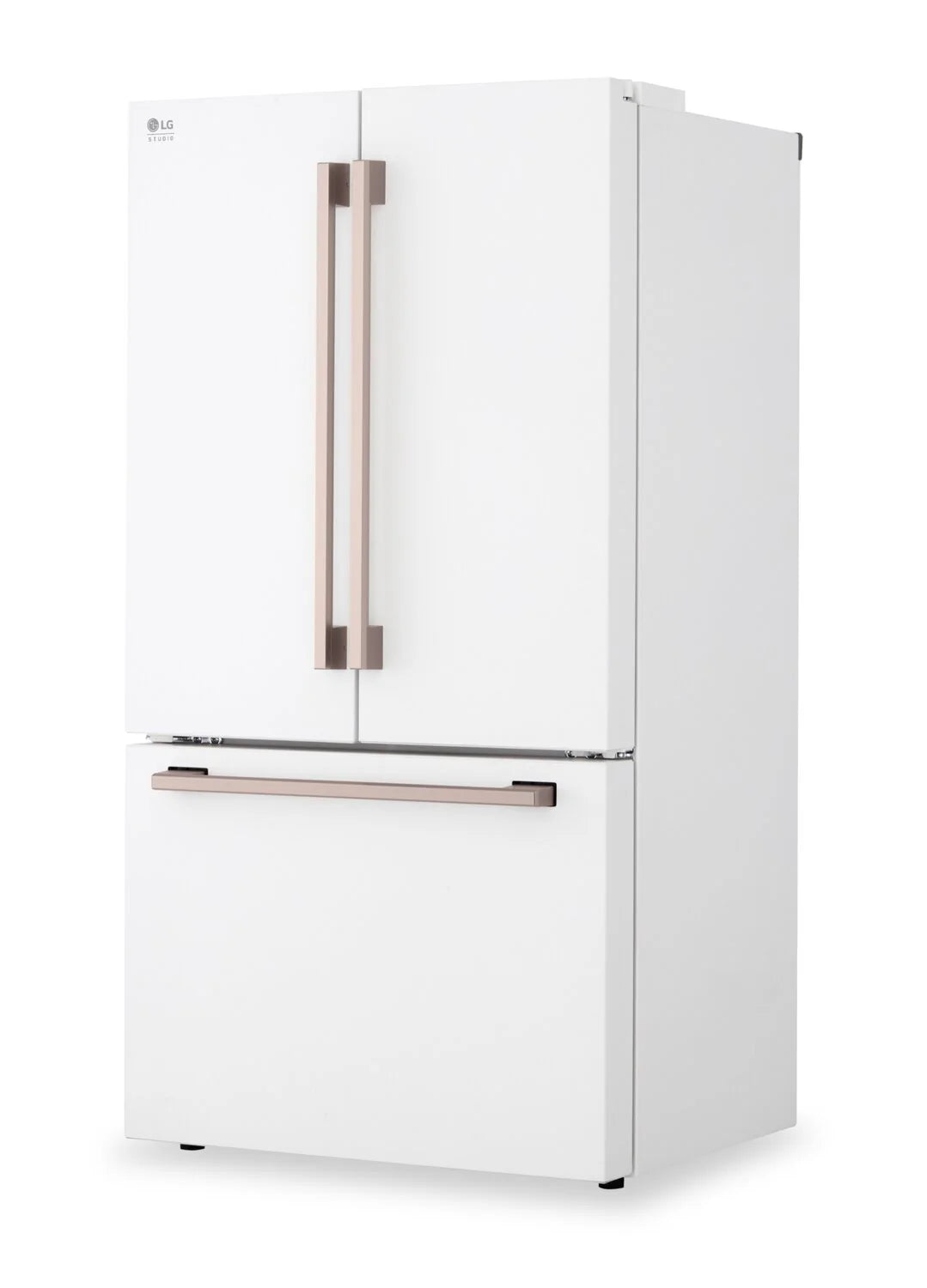 Réfrigérateur LG STUDIO 27 pi³ Prof. Comptoir Blanc/Bronze