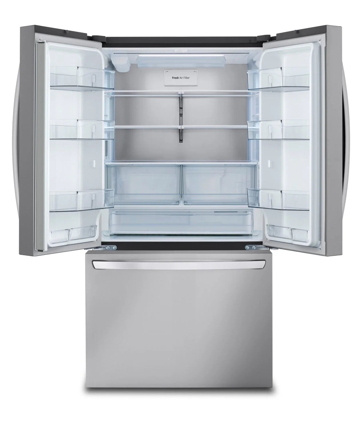 Réfrigérateur LG 36" 26,5 pi³ Portes Françaises Profondeur Comptoir MAX Inox LRFLC2706S