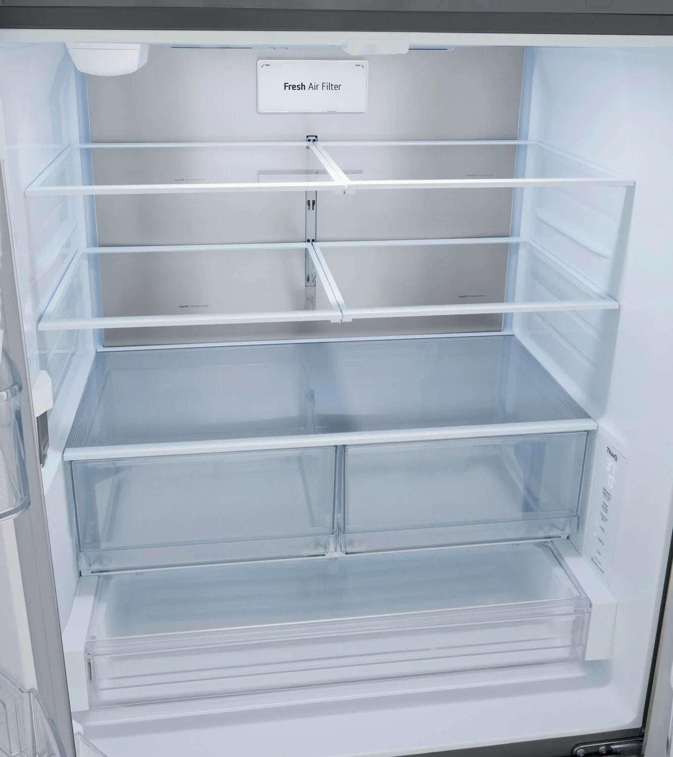 Réfrigérateur LG 36" 26,5 pi³ Portes Françaises Profondeur Comptoir MAX Inox LRFLC2706S