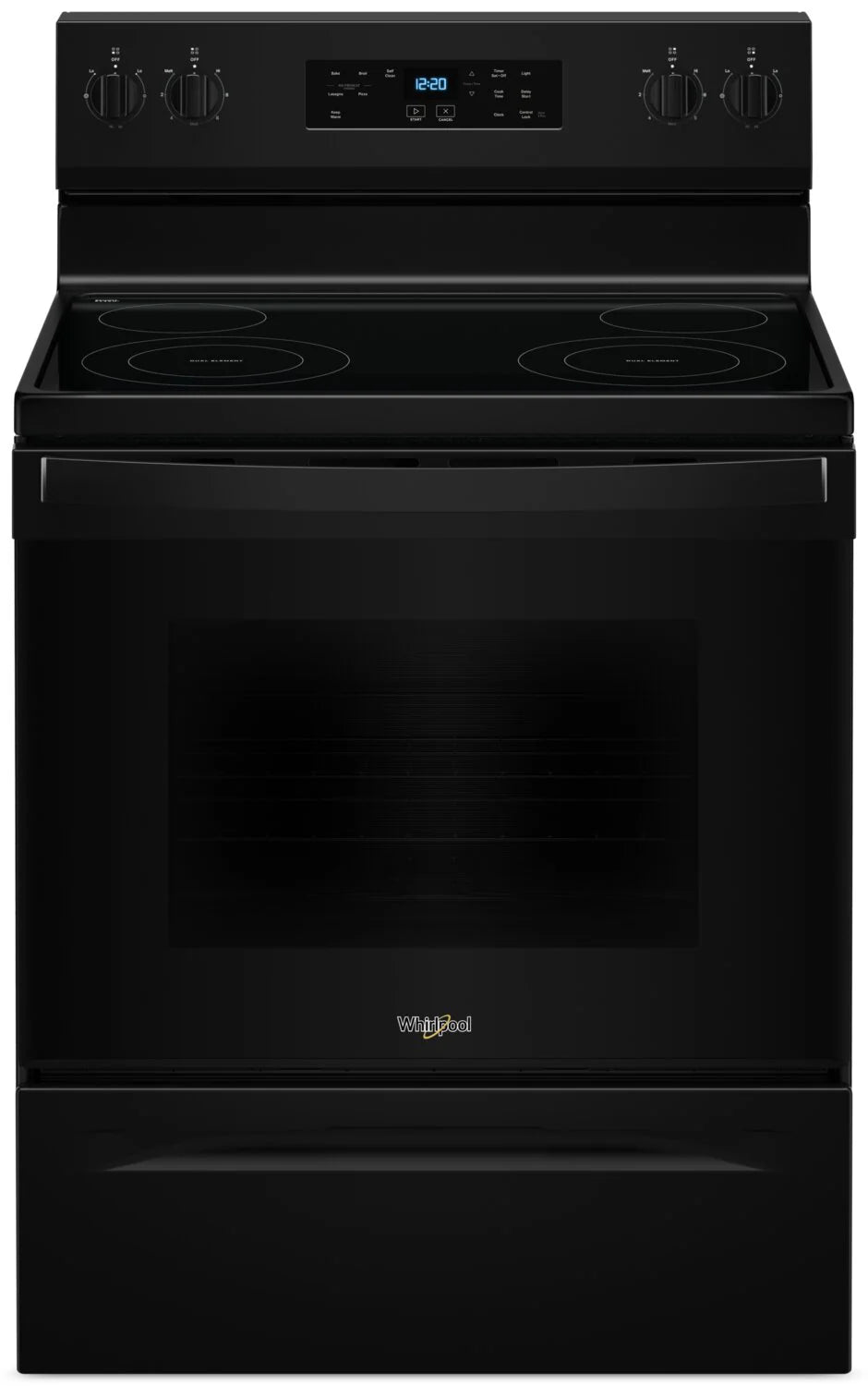 Cuisinière Whirlpool 5,3 pi³ Noire 30 po YWFES3530RB