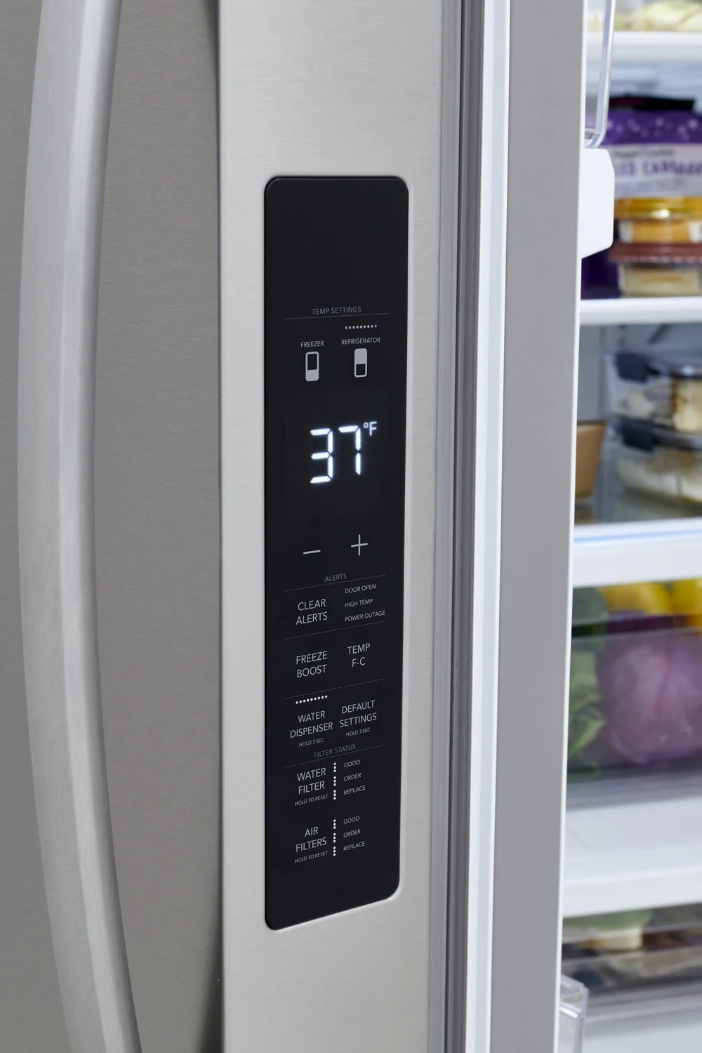 Réfrigérateur Frigidaire 29 pi³ Portes Françaises Inox