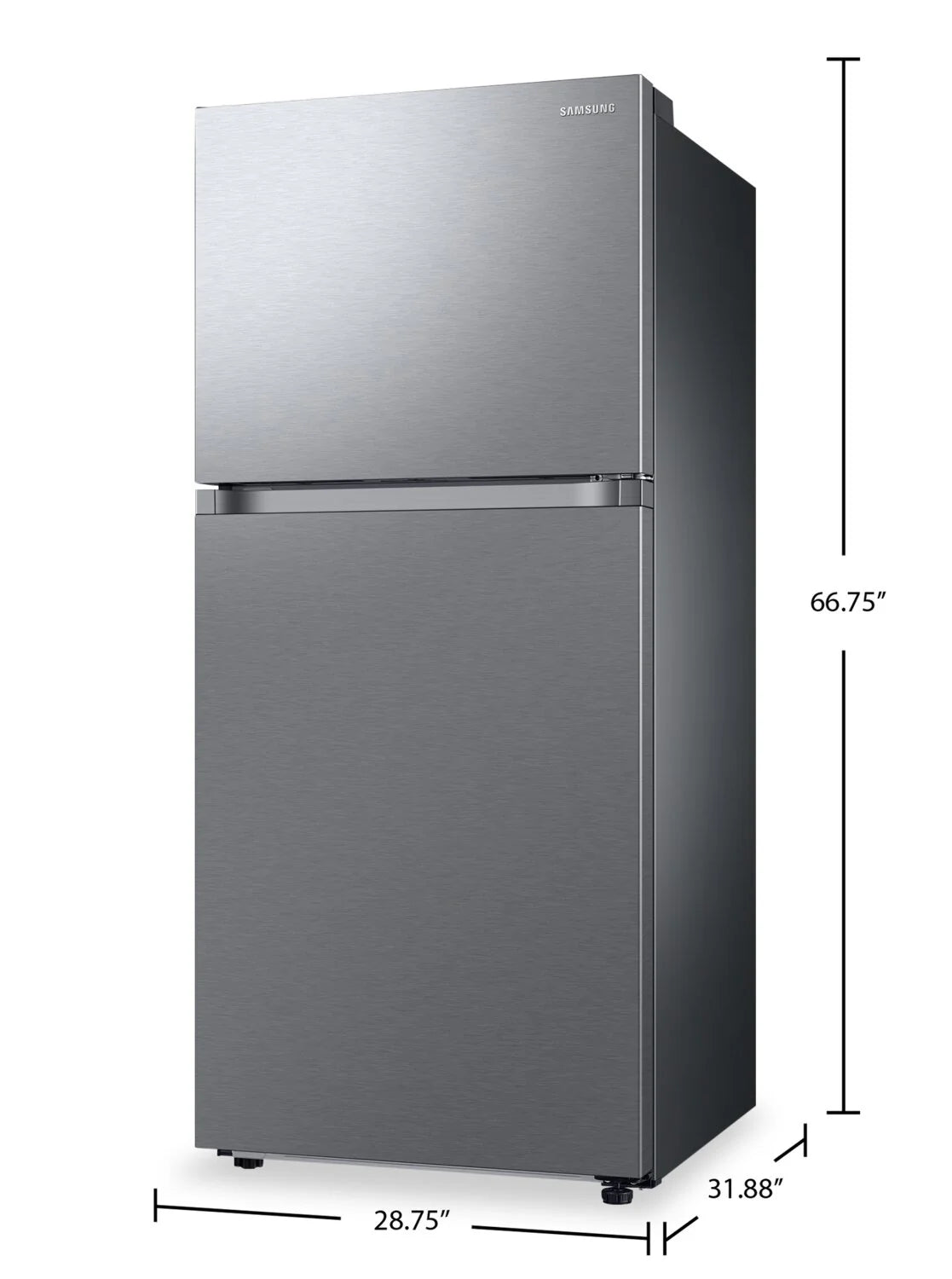 Réfrigérateur Samsung RT18DG6500SRAC | 30" Congélateur Haut 18 pi³