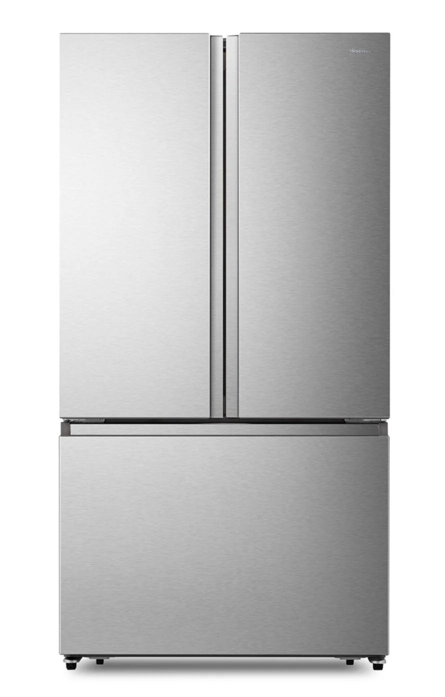 Hisense 36" 26.6 cu. ft. French Door Refrigerator Fingerprint Resistant Titanium RF27A3FSE