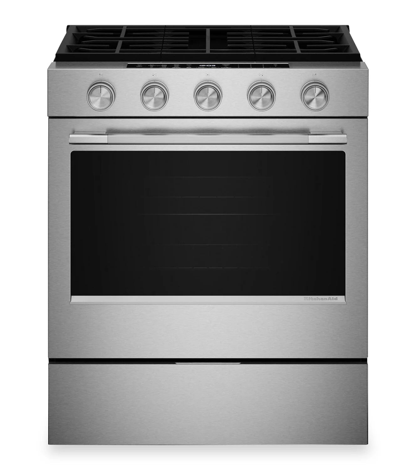 Cuisinière encastrable au gaz KitchenAid, 5 pi³, acier inoxydable KSGS330SPS