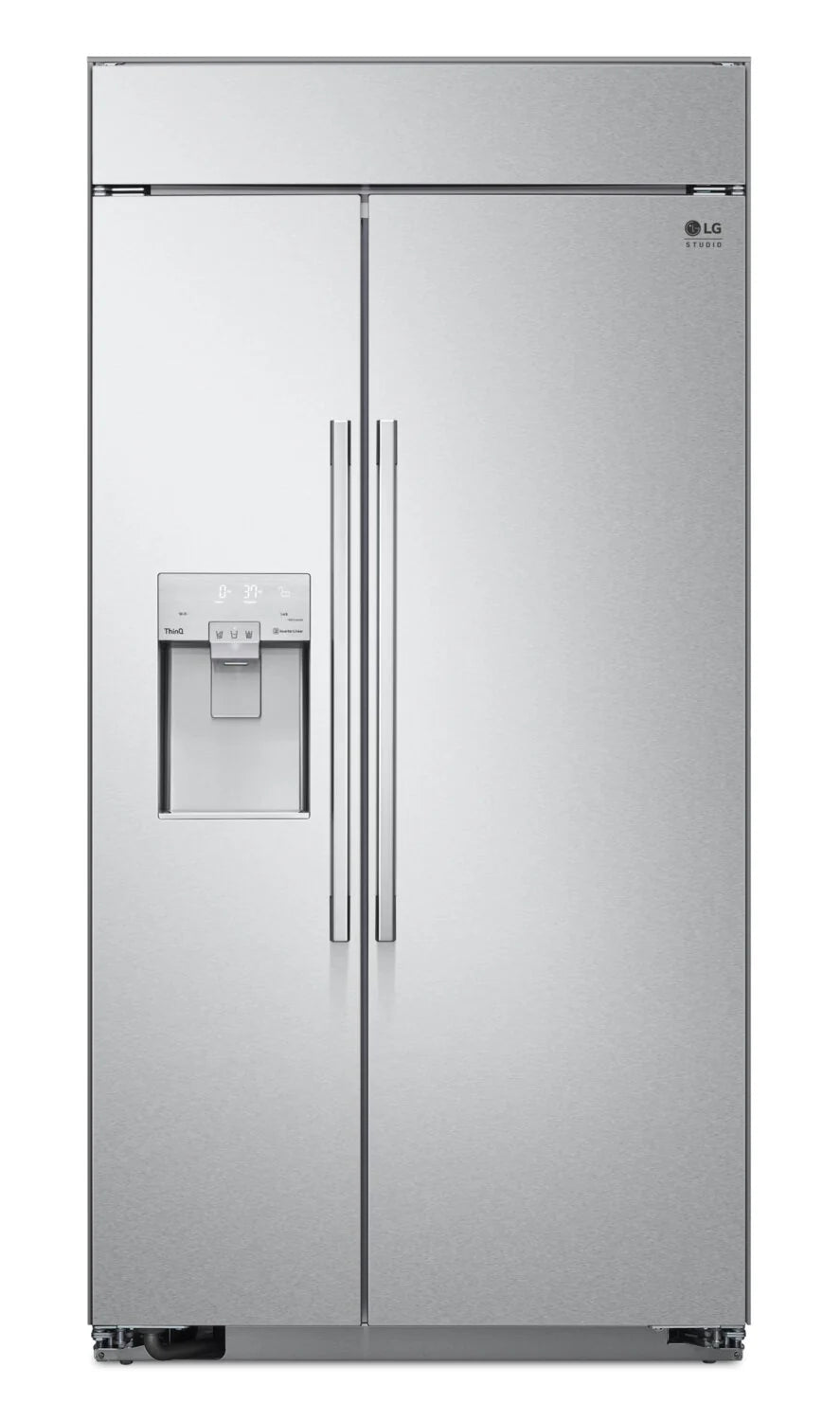 LG Studio 42" 25.6 cu. ft. Built-In Side-by-Side Refrigerator with Smudge-Proof Stainless Steel SRSXB2622S