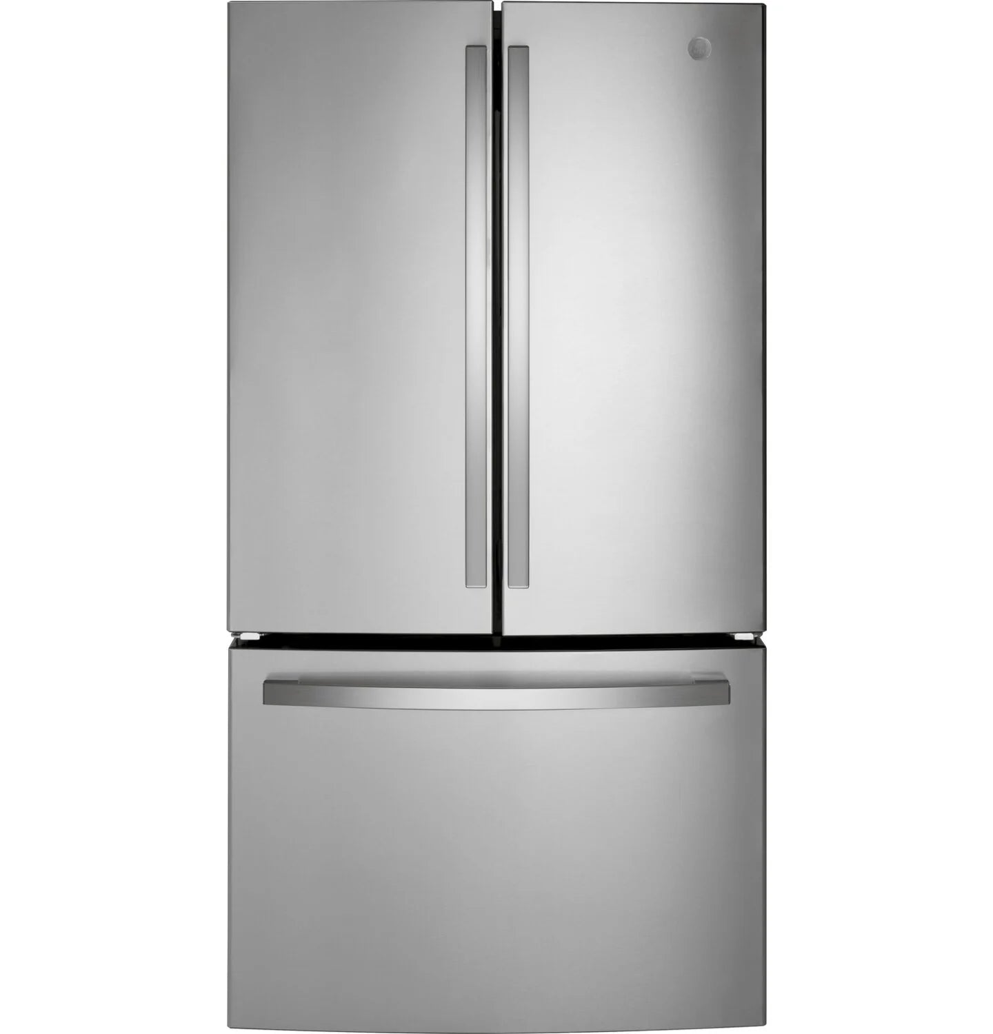 Réfrigérateur GE 27 pi³ Portes Françaises Inox sans Trace